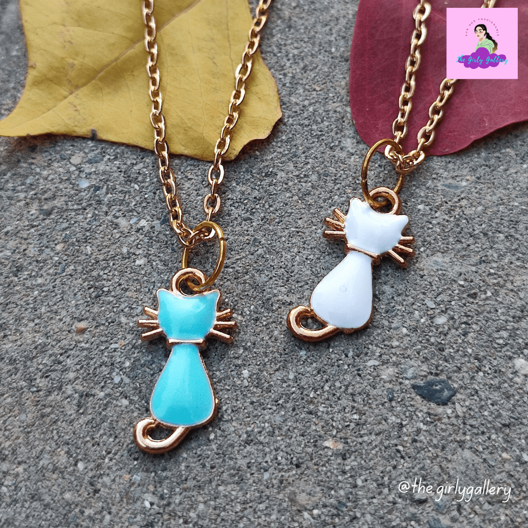Cute Cat Necklace - The Girly Gallery